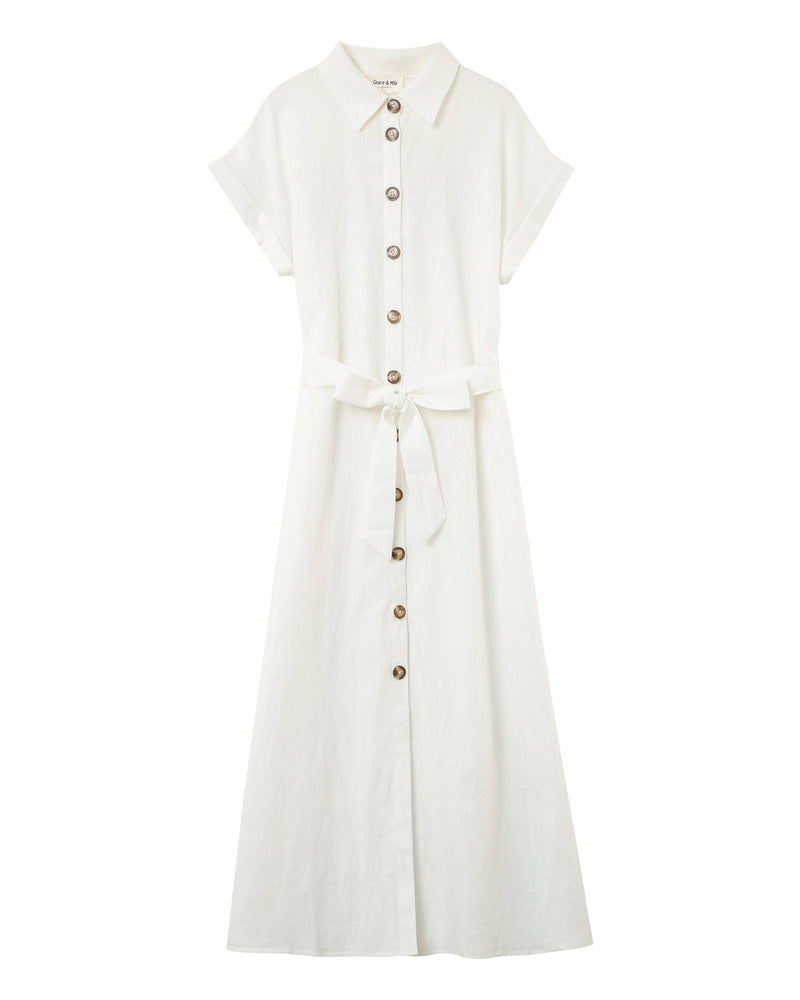 Vestido Largo Prudence - Crudo