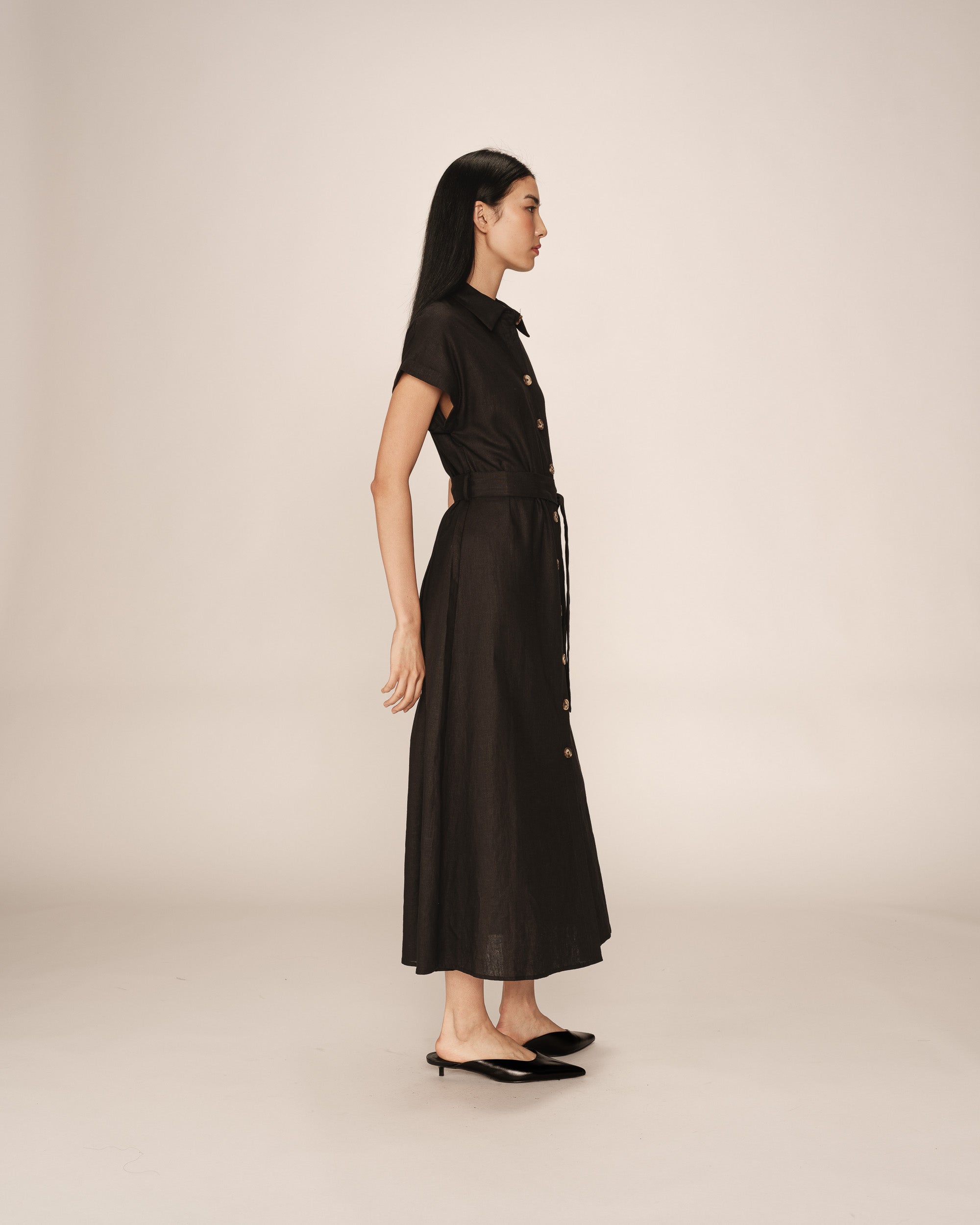 Robe Longue Prudence - Noir