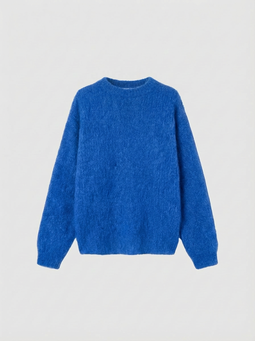 Pull Col Bateau - Bleu Électrique