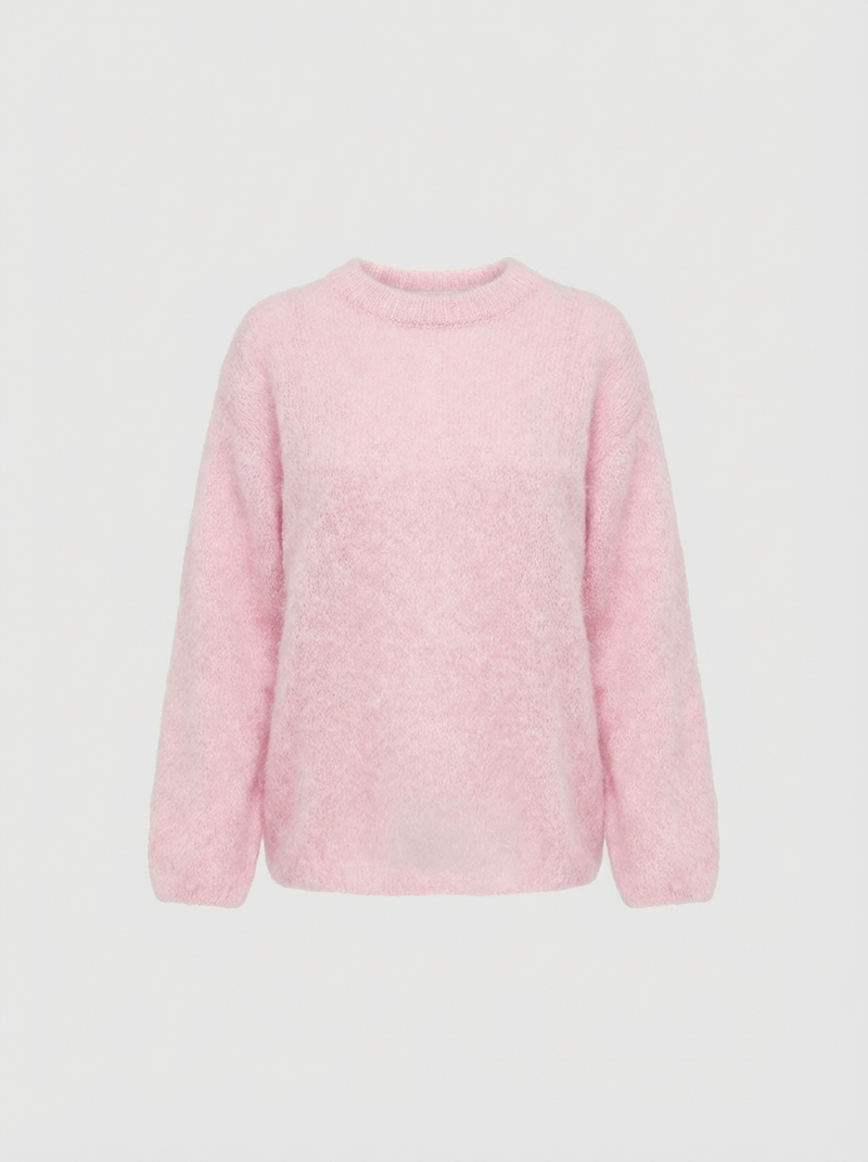 Pull Col Bateau - Rose Pastel