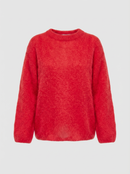 Pull Col Bateau - Rouge