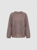 Pull Col Bateau - Taupe
