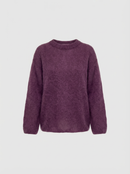 Pull Col Bateau - Violet