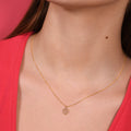 "Arabesque Hearts" Pendant - 375/1000 Yellow Gold