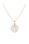"Arabesque Hearts" Pendant in 375/1000 Yellow Gold