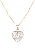 Colgante "Corazones Arabesco" Oro amarillo 375/1000