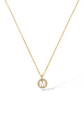 Pendentif "Lettre M Dorée" Or Jaune 375/1000
