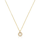 Pendentif "Lettre M Dorée" Or Jaune 375/1000
