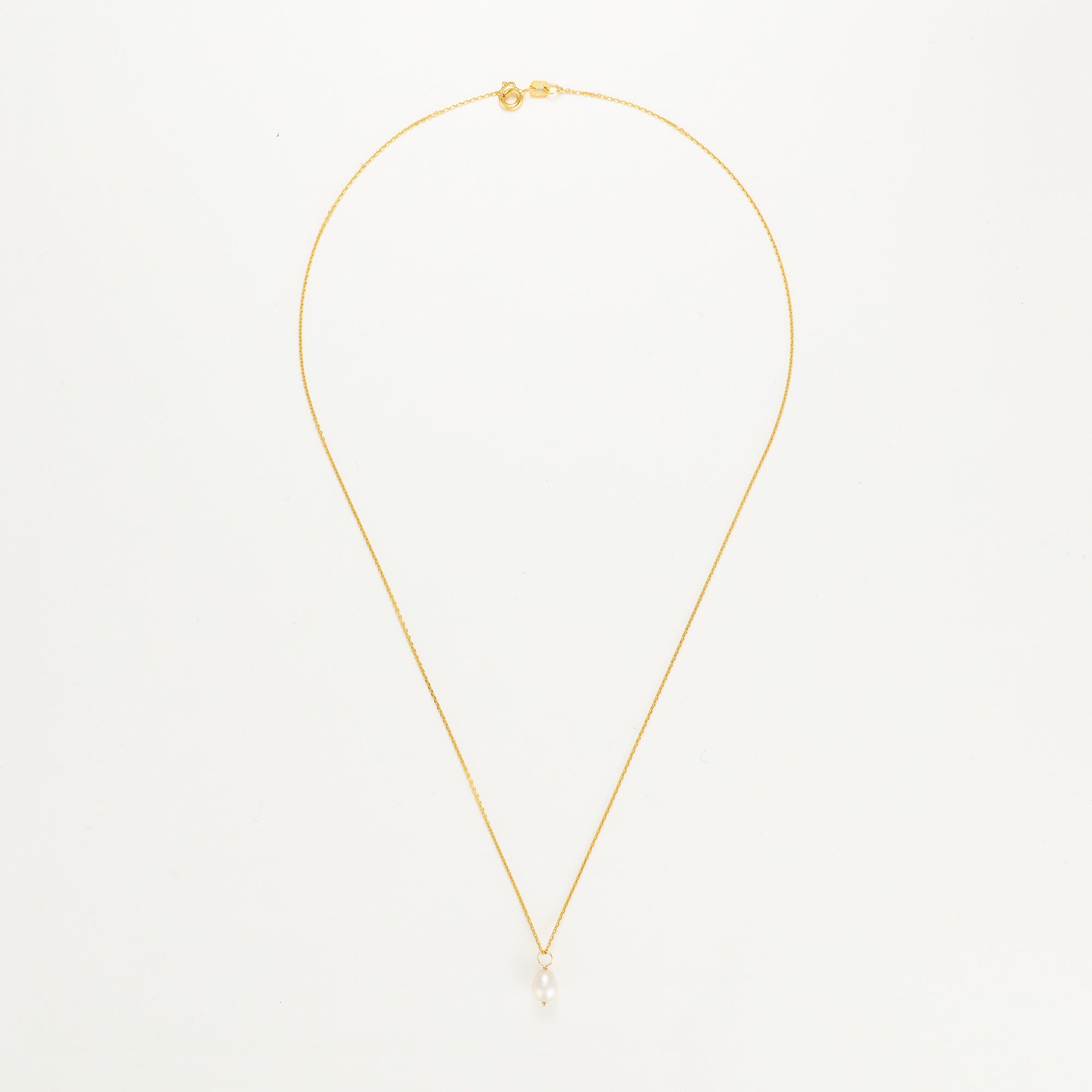 Gama Pearl Pendant - Yellow Gold