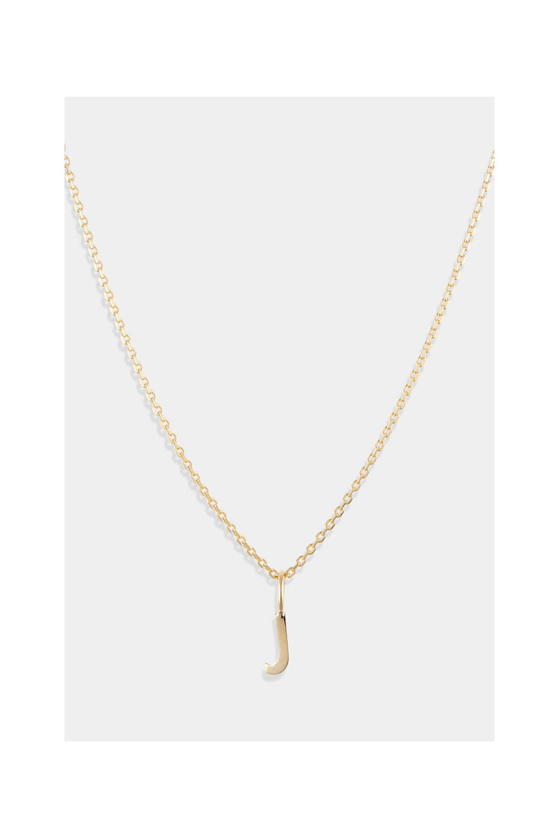 Colgante "Letra J" - Oro amarillo 375/1000