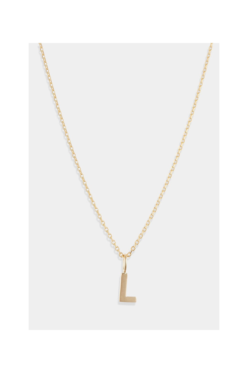 Colgante "Letra L" - Oro amarillo 375/1000
