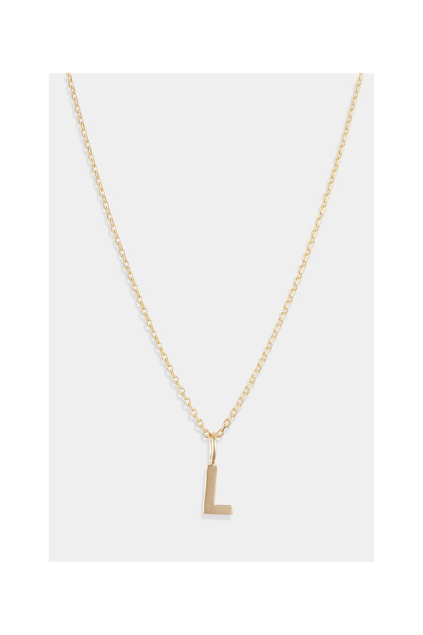 Colgante "Letra L" - Oro amarillo 375/1000