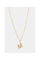 Pendentif Lettre M - Or Jaune