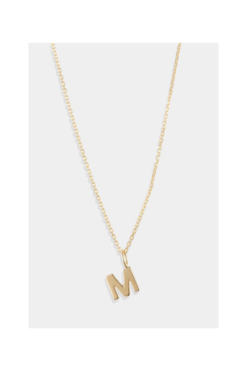 Pendentif Lettre M - Or Jaune