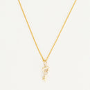 Pendentif "Clef Du Cadenas Coeur" Or Jaune 375/1000 Et Zirconium