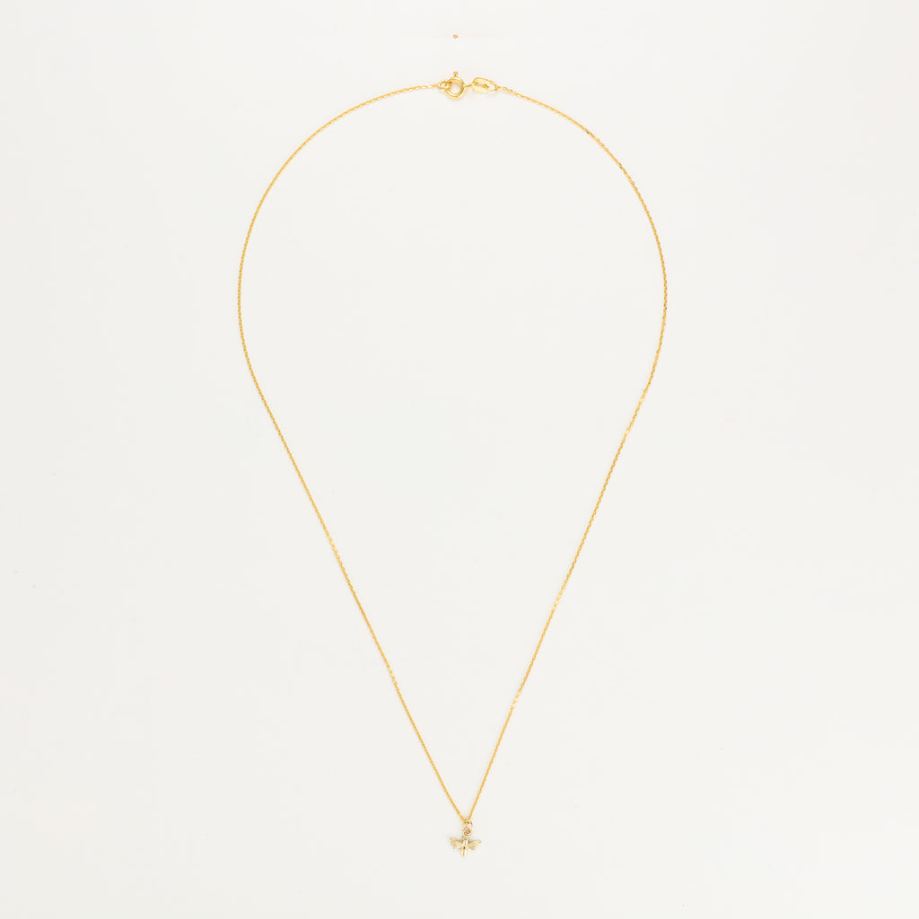 “Bee” Pendant 375/1000 Yellow Gold