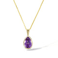 Pendentif Goutte Améthyste