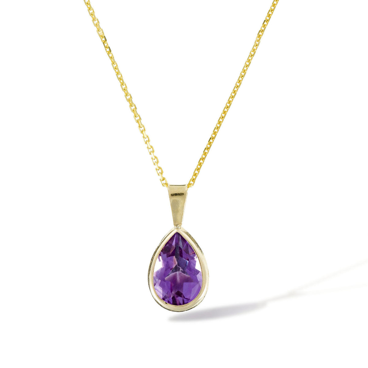 Pendentif Goutte Améthyste