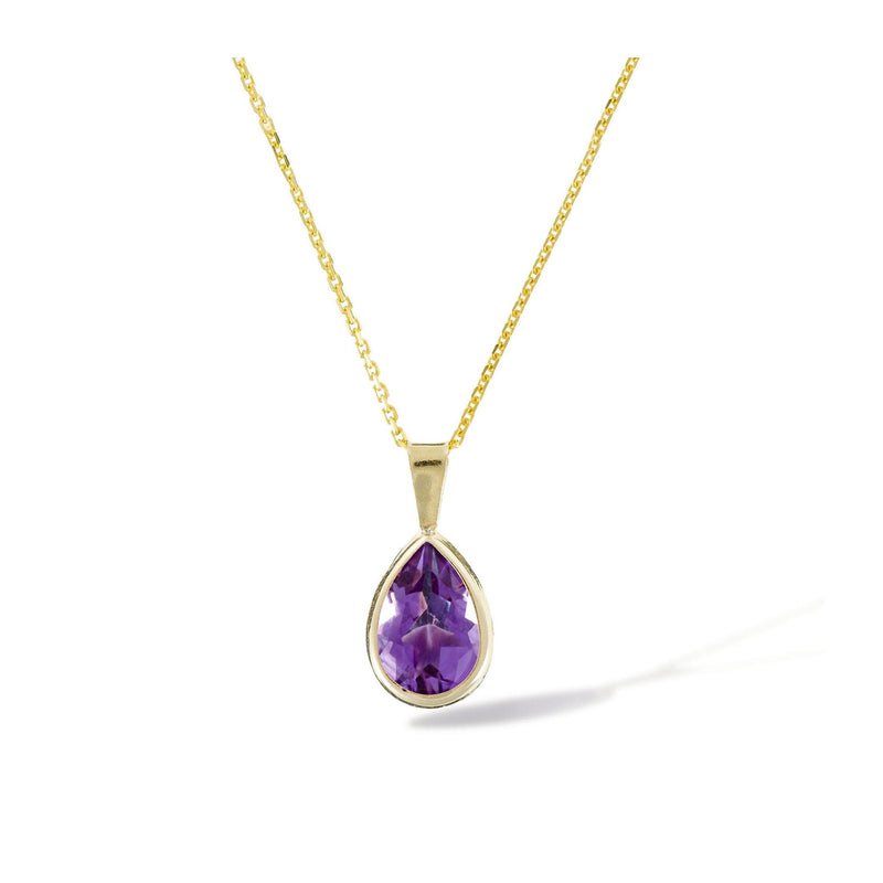 Pendentif Goutte Améthyste