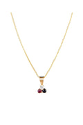 Pendentif "Joli Trio" Saphir Et Rubis:0,01Ct/2