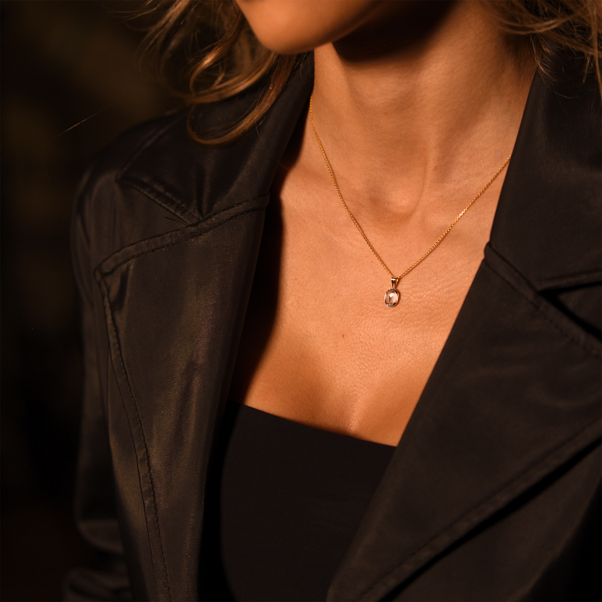 Pendentif Belle Topaze 1,51Ct/1