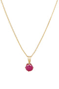 Pendentif "Puce" Rubis: 0,74Ct/1