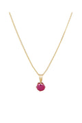 Pendentif "Puce" Rubis: 0,74Ct/1