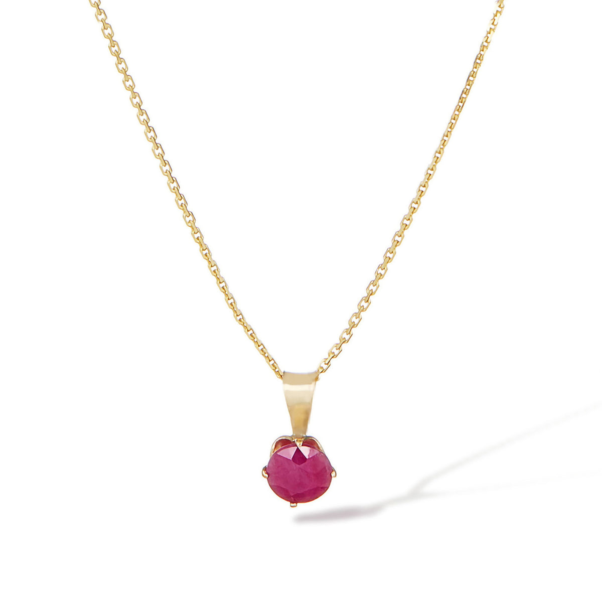 Pendente "Punto Luce 5Mm" Rubino: 0,74Ct/1