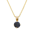 Colgante "Puce" - Zafiro Azul: 0,70Ct/1