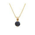 Pendentif "Puce" Saphir Bleu: 0,70Ct/1