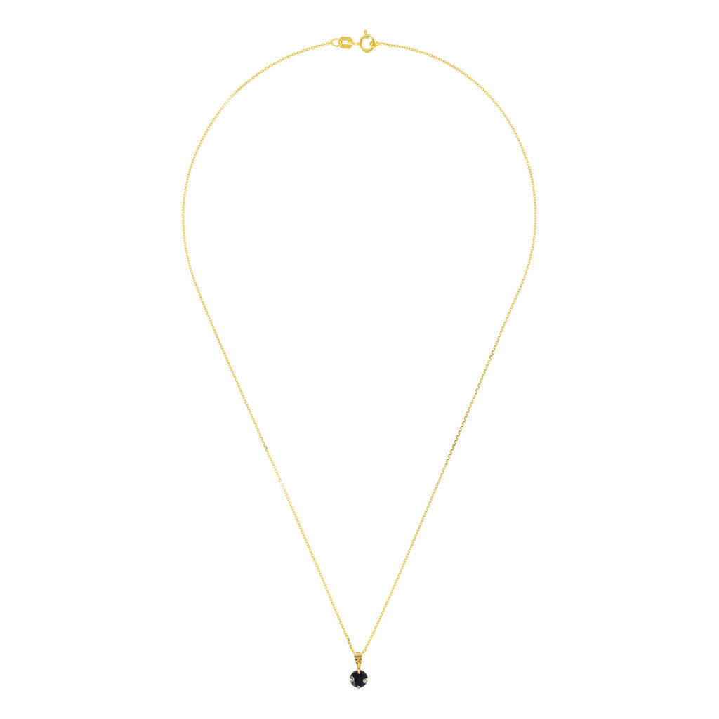 Colgante "Puce" - Zafiro Azul: 0,70Ct/1