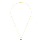 Colgante "Puce" - Zafiro Azul: 0,70Ct/1