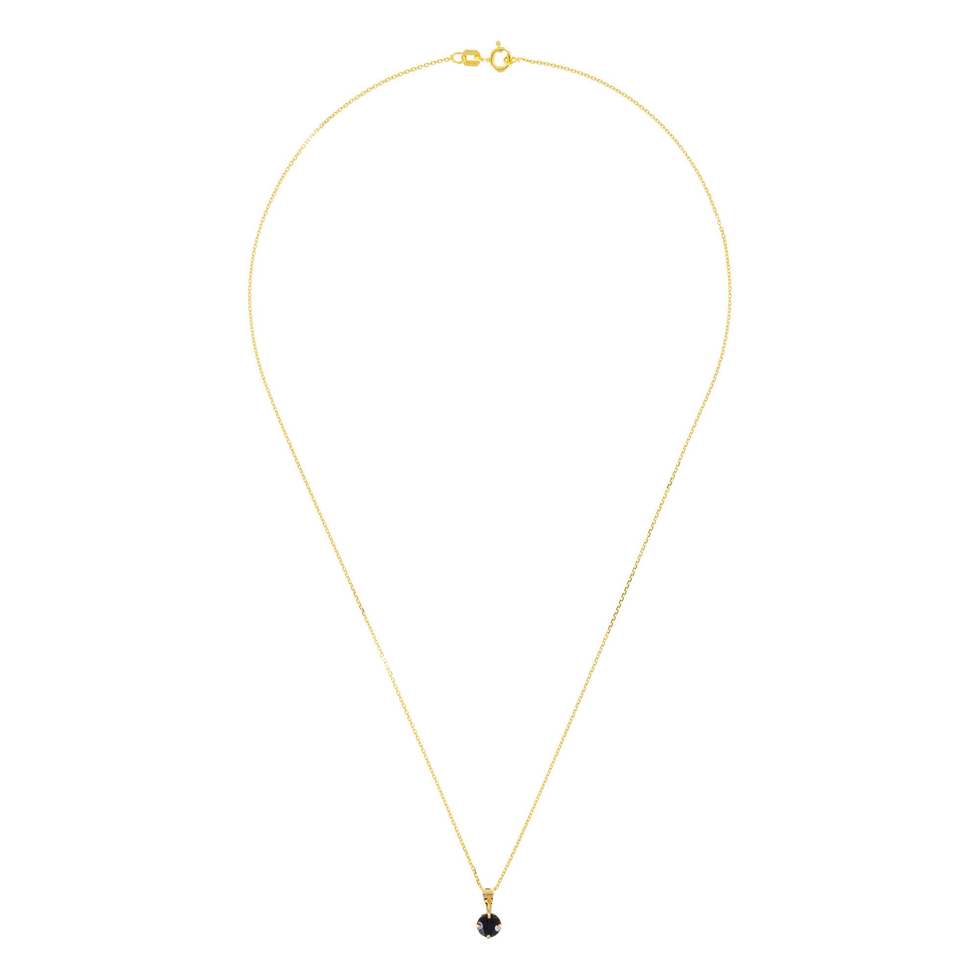 Colgante "Puce" - Zafiro Azul: 0,70Ct/1