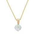 Colgante "Puce" - Topacio azul: 0,66 quilates/1