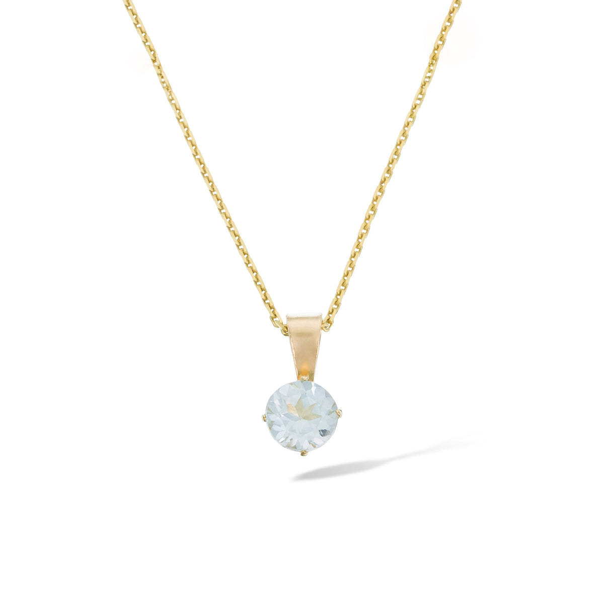 Pendentif "Puce" Topaze Bleue: 0,66Ct/1