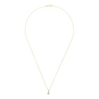 Colgante "Puce" - Topacio azul: 0,66 quilates/1