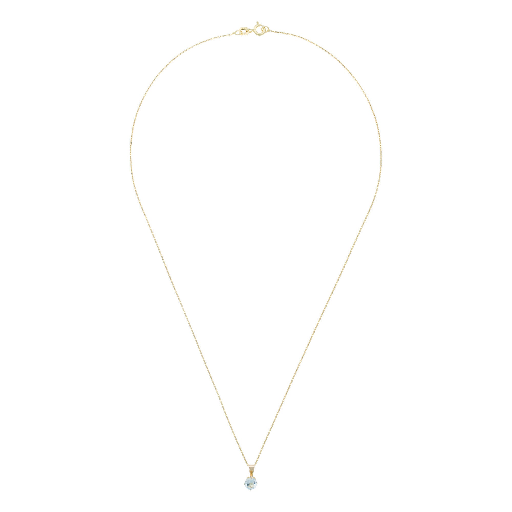 Colgante "Puce" - Topacio azul: 0,66 quilates/1