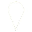 Pendentif "Puce" - Topaze Bleue: 0,66Ct/1