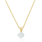 Colgante "Puce" - Topacio azul: 0,66 quilates/1