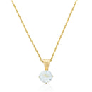 Pendentif "Puce" - Topaze Bleue: 0,66Ct/1