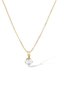 Pendentif "Puce 5Mm" Or Jaune 375/1000 Et Zirconium