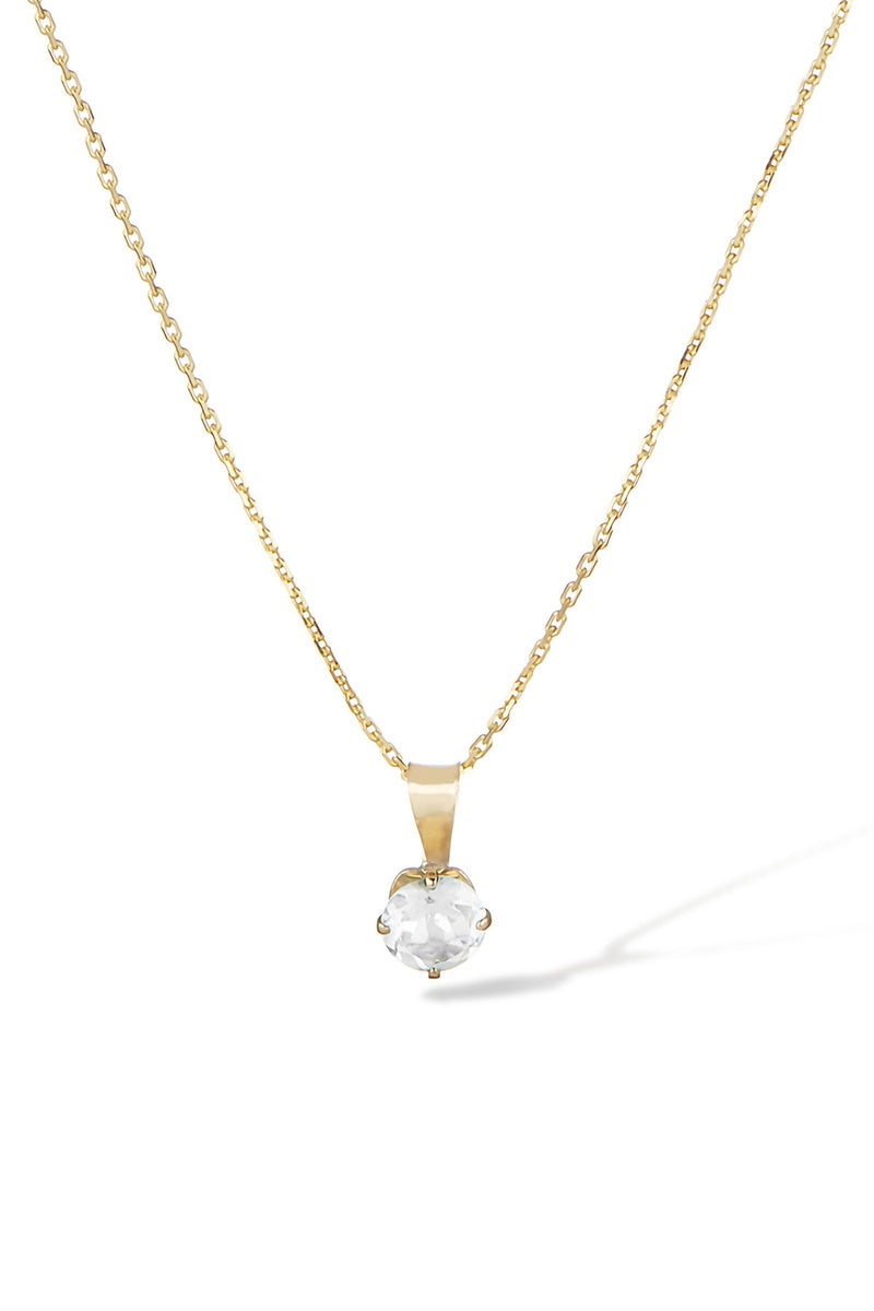 Pendentif "Puce 5Mm" Or Jaune 375/1000 Et Zirconium