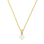 Colgante "Puce" - Oro amarillo 375/1000 y circonio