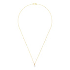 Colgante "Puce" - Oro amarillo 375/1000 y circonio