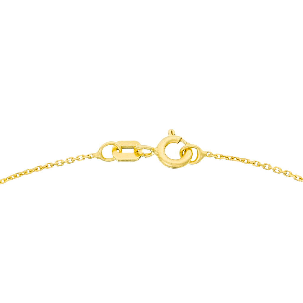 Colgante "Puce" - Oro amarillo 375/1000 y circonio