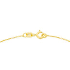 Colgante "Puce" - Oro amarillo 375/1000 y circonio