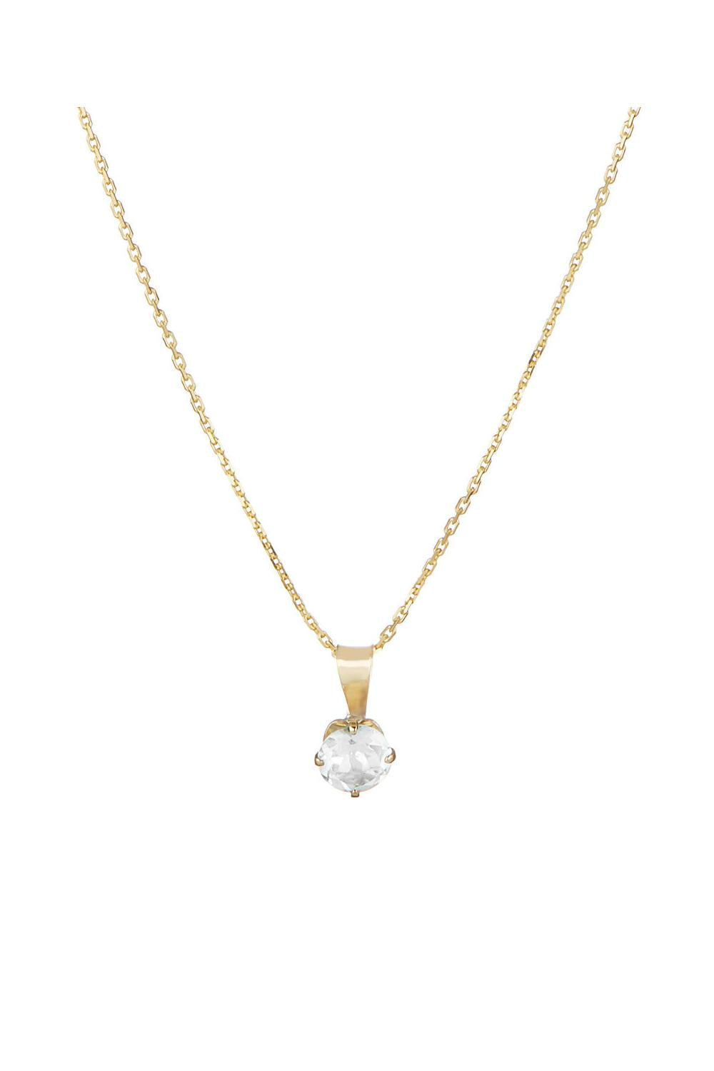 Pendentif "Puce" Or Jaune 375/1000 Et Zirconium