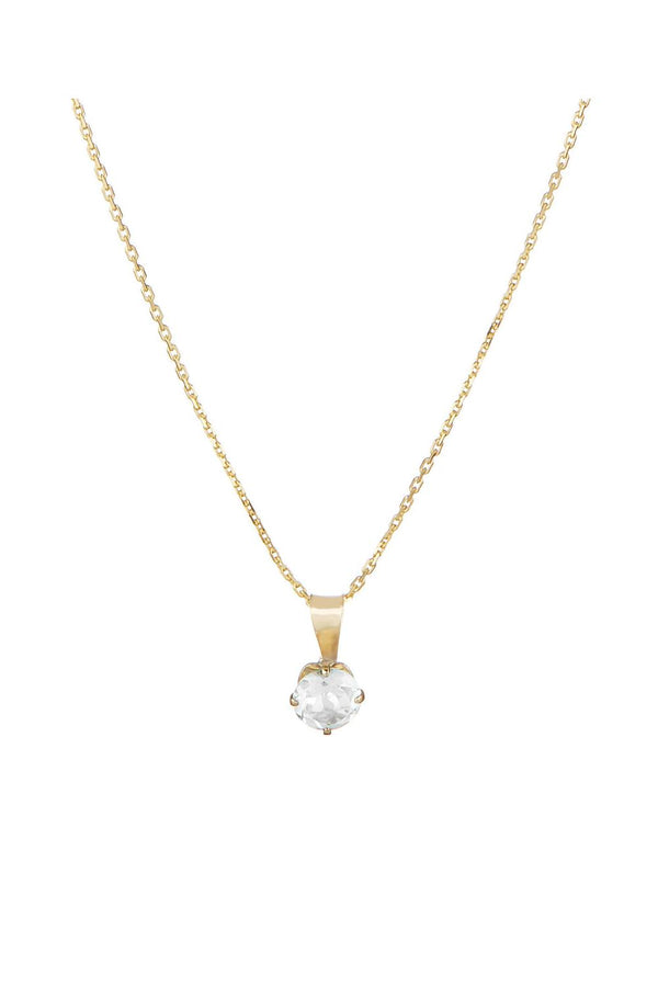 Pendentif "Puce" Or Jaune 375/1000 Et Zirconium