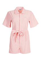 Carolina Playsuit - Pink Terry Towelling