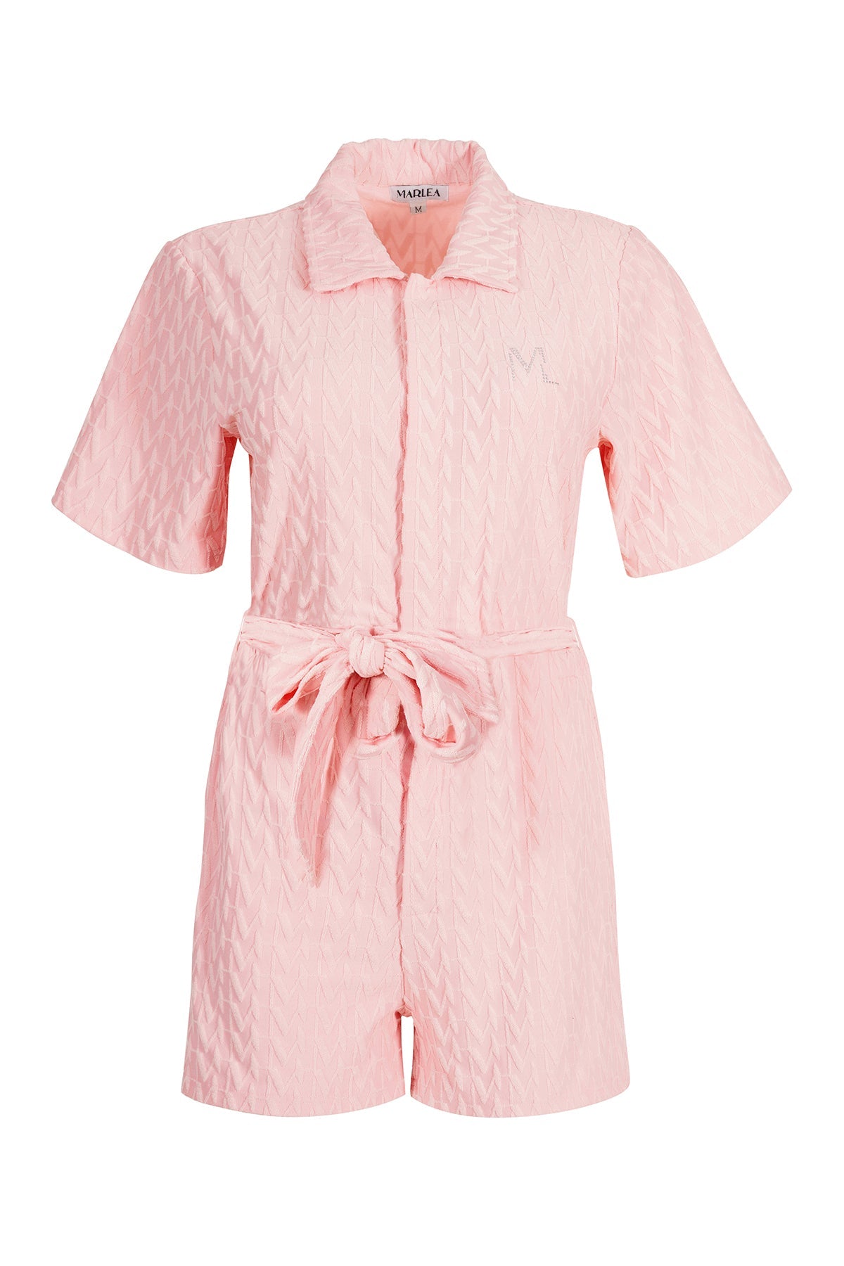 Carolina Playsuit - Pink Terry Towelling